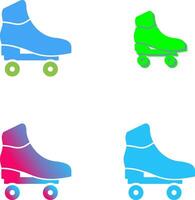 diseño de icono de patines vector