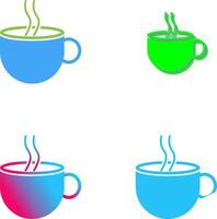 Hot Coffee Icon Design vector