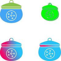 Cookie Jar Icon Design vector