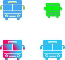 Bus Icon Design vector