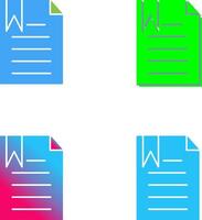 Unique Bookmarked Document Icon Design vector