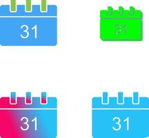 Unique Calendar Icon Design vector