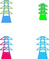 Unique Tower Icon Design vector