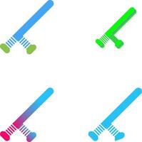 Baton Icon Design vector