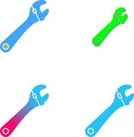 Wrench Icon Design vector