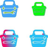 Toolbox Icon Design vector