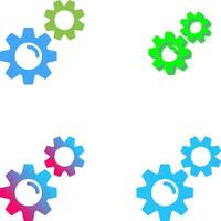 Gears Icon Design vector