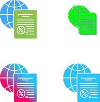 Global Icon Design vector