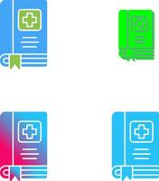 Medical Book Icon Design vector