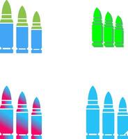 Bullets Icon Design vector