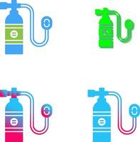 Oxygen Tank Icon Design vector