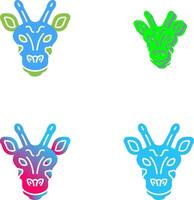 Giraffe Icon Design vector