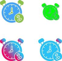 Clock Icon Design vector