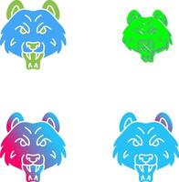 Bear Icon Design vector