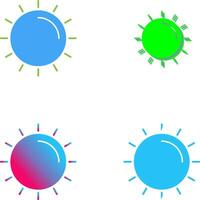 Sun Icon Design vector