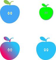 Apples Icon Design vector