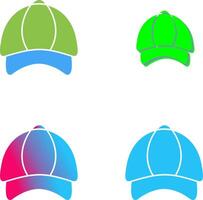 pags gorra icono diseño vector