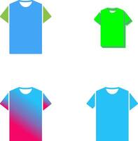 Plain T Shirt Icon Design vector