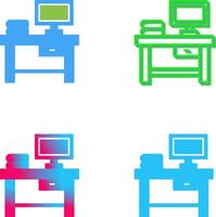 Table Icon Design vector