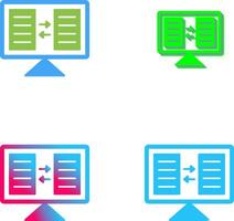 File Sharing Icon Design vector
