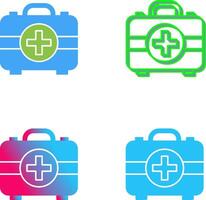 First Aid Kit Icon Design vector