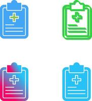 Prescription Icon Design vector