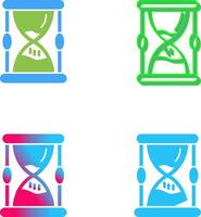 Hourglass Icon Design vector