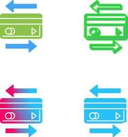 transacción icono diseño vector