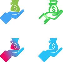 Wage Icon Design vector