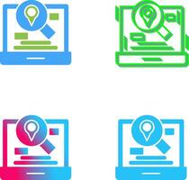 Find Location Icon Design vector