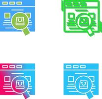 Search Icon Design vector