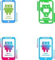 Android Icon Design vector