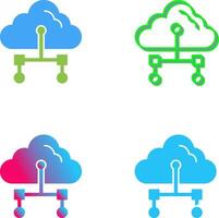 Internet Cloud Icon Design vector