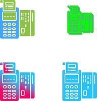 Pos Terminal Icon Design vector