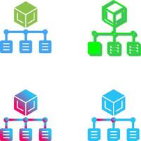 Distribution Icon Design vector