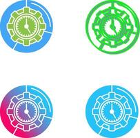 Time Management Icon Design vector