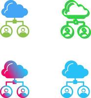 Cloud Icon Design vector