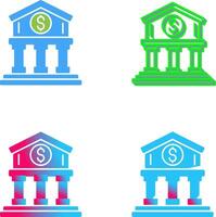 Bank Icon Design vector