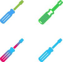 Screw driver Icon Design vector