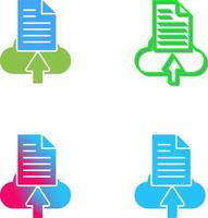 File Upload Icon Design vector