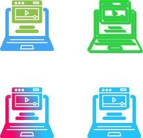 Webinar Icon Design vector