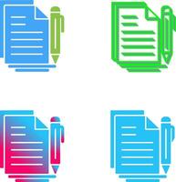 Document Icon Design vector