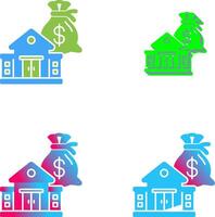 Mortgage Icon Design vector