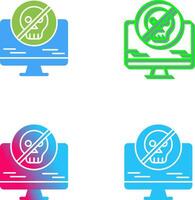 Antivirus Icon Design vector