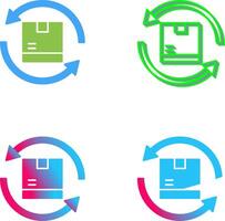 Product Return Icon Design vector