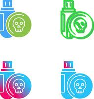 Infected Usb Drive Icon Design vector