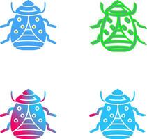 Bug Icon Design vector