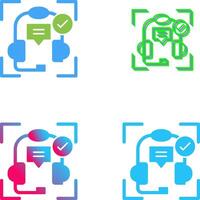 Technical Support Icon Design vector