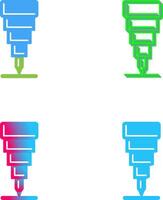 Fine Tip Pen Icon Design vector