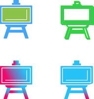 Easel Icon Design vector